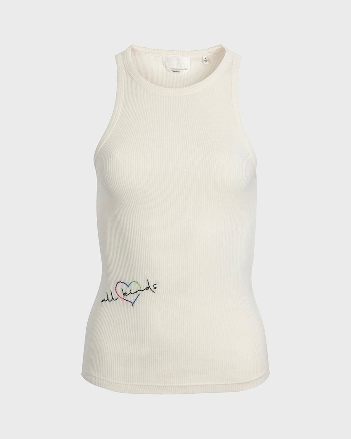 7 For All Mankind ALL KINDS Racerback Tank In Ivory 3 7 For All Mankind ALL KINDS Racerback Tank In Ivory