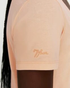 7 For All Mankind Pima Cotton Easy V-Neck Tee In Prairie Sunset -7 For All Mankind Shop 7N335I09 PSN 3