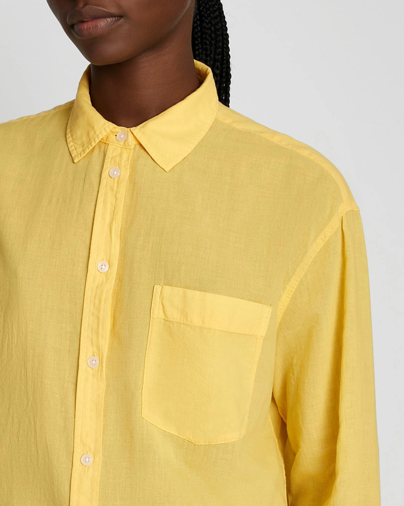 7 For All Mankind Classic Button Up Shirt In Jojoba 4 7 For All Mankind Classic Button Up Shirt In Jojoba - Image 2