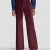 7 For All Mankind Modern Dojo Velvet Trouser In Winetasting -7 For All Mankind Shop 7N824F38 WNT 2