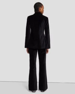 7 For All Mankind Velvet Blazer In Black 11 7 For All Mankind Velvet Blazer In Black -7 For All Mankind Shop 7N947F38 BLK 4