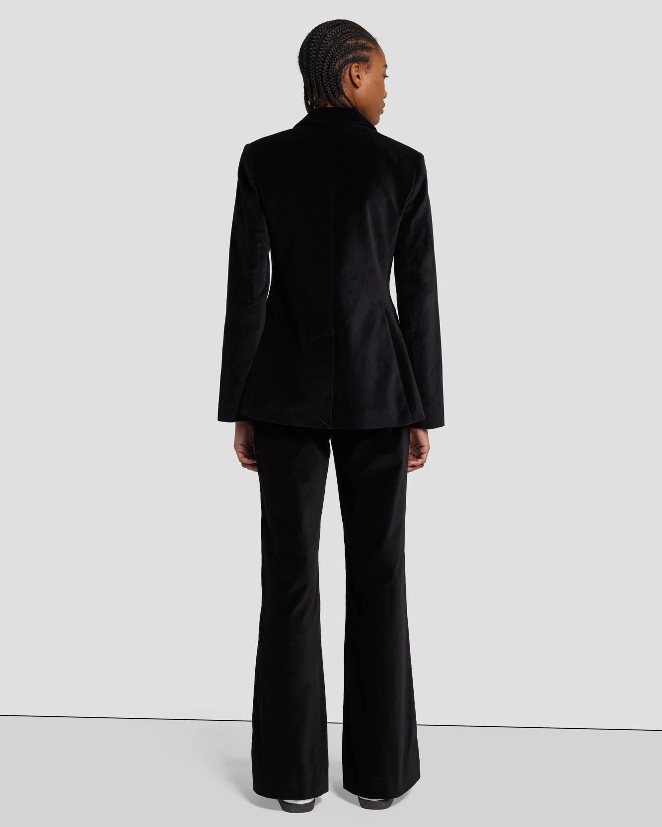 7 For All Mankind Velvet Blazer In Black 6 7 For All Mankind Velvet Blazer In Black - Image 4