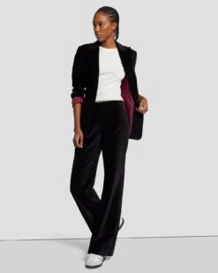 7 For All Mankind Velvet Blazer In Black 13 7 For All Mankind Velvet Blazer In Black -7 For All Mankind Shop 7N947F38 BLK 6