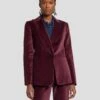 7 For All Mankind Velvet Blazer In Winetasting -7 For All Mankind Shop 7N947F38 WNT 1