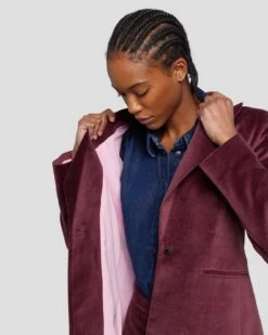 7 For All Mankind Velvet Blazer In Winetasting 12 7 For All Mankind Velvet Blazer In Winetasting -7 For All Mankind Shop 7N947F38 WNT 5