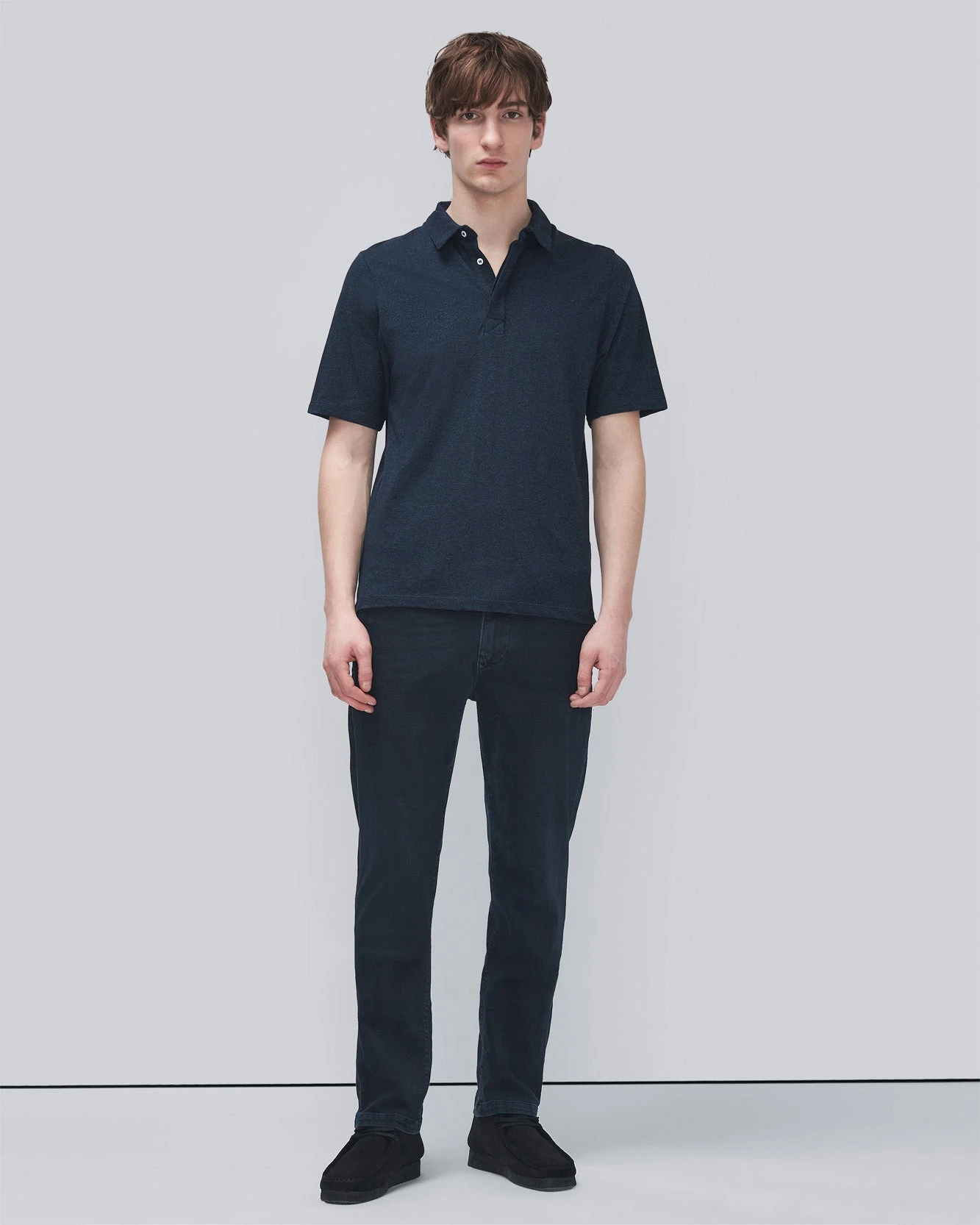 7 For All Mankind Earthkind Stretch Tek Slimmy In Navy 3 7 For All Mankind Earthkind Stretch Tek Slimmy In Navy