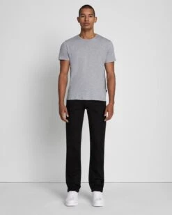 7 For All Mankind Luxe Performance Plus Slimmy In Black -7 For All Mankind Shop 7T002V60 BLK 1