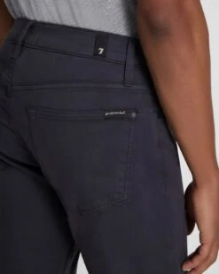 7 For All Mankind Luxe Performance Plus Slimmy In Gunmetal -7 For All Mankind Shop 7T002V60 EGM 3