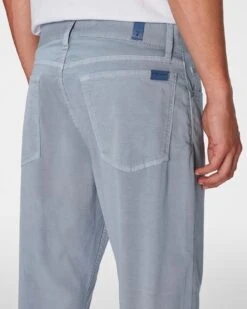 7 For All Mankind Airweft Twill Adrien 5 Pocket In Cold Gin -7 For All Mankind Shop 7T005C76 AWC 3