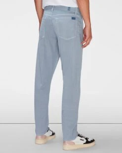 7 For All Mankind Airweft Twill Adrien 5 Pocket In Cold Gin -7 For All Mankind Shop 7T005C76 AWC 4