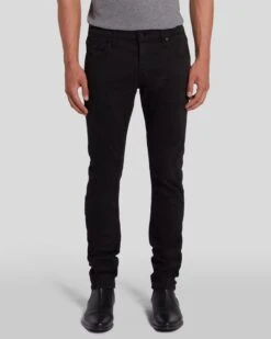 7 For All Mankind Luxe Performance Plus Paxtyn In Black -7 For All Mankind Shop 7T010V60 BLK 2