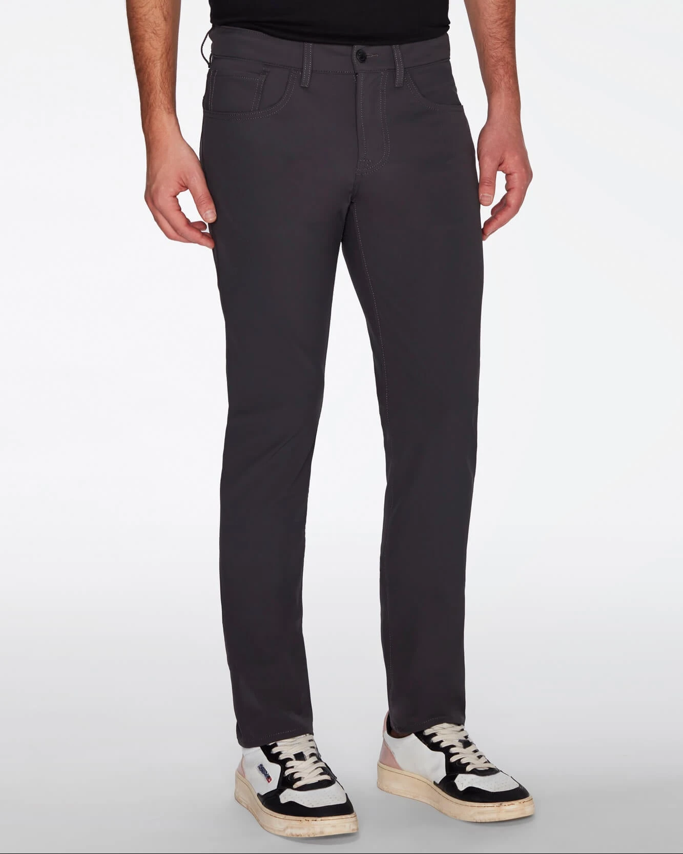 7 For All Mankind Tech Series Slimmy Tapered In Gunmetal 4 7 For All Mankind Tech Series Slimmy Tapered In Gunmetal - Image 2