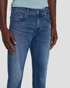 7 For All Mankind EarthKind Stretch Tek Slimmy Tapered In Maze -7 For All Mankind Shop 7T042C89 MZE 3