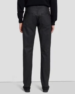 7 For All Mankind Slimmy Tapered In Coated Black -7 For All Mankind Shop 7T042C90 BLK 4