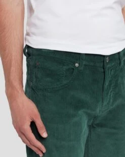 7 For All Mankind Corduroy Slimmy Tapered In Hunter Green -7 For All Mankind Shop 7T042C95 HUG 3