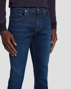 7 For All Mankind EarthKind Stretch Tek Slimmy Tapered In Enigma -7 For All Mankind Shop 7T042U58 ENA 5