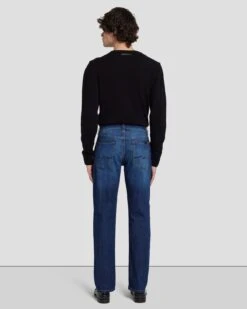 7 For All Mankind Airweft Straight Squiggle In Ironwood -7 For All Mankind Shop 7T40083L IRW 4