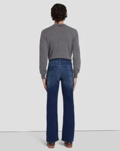 7 For All Mankind Austyn Squiggle In Dark Lago -7 For All Mankind Shop 7T501B10 DKL 4