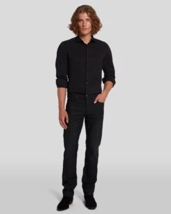 7 For All Mankind Airweft Denim The Straight In Code 66 -7 For All Mankind Shop 7T511030 C66 6