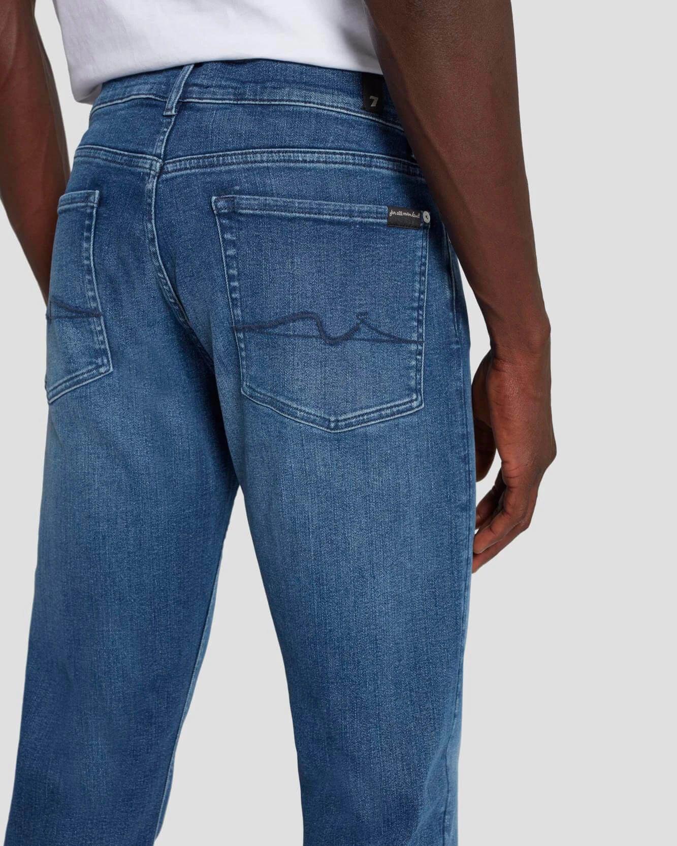 7 For All Mankind EarthKind Stretch Tek Slimmy In Maze 5 7 For All Mankind EarthKind Stretch Tek Slimmy In Maze - Image 3