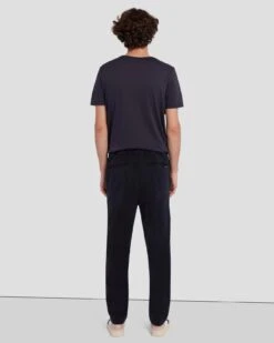 7 For All Mankind Warm Twill Jogger In Navy -7 For All Mankind Shop 7T802C54 NVY 4