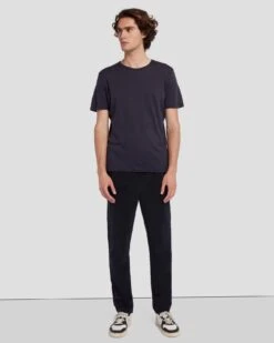 7 For All Mankind Warm Twill Jogger In Navy -7 For All Mankind Shop 7T802C54 NVY 6