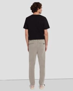 7 For All Mankind Warm Twill Jogger In Light Grey -7 For All Mankind Shop 7T802C54 XLG 4