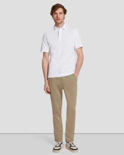 7 For All Mankind Travel Chino In Taupe