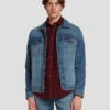 7 For All Mankind Perfect Trucker Jacket In Ramble 1 7 For All Mankind Perfect Trucker Jacket In Ramble -7 For All Mankind Shop 7T924C10 RBE 1