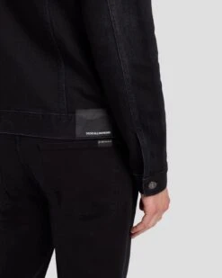 7 For All Mankind Perfect Trucker Jacket In Blindside -7 For All Mankind Shop 7T924C31 BDS 5
