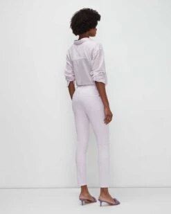 7 For All Mankind High Waist Ankle Skinny In Lilac -7 For All Mankind Shop 7U000553 LAC 04