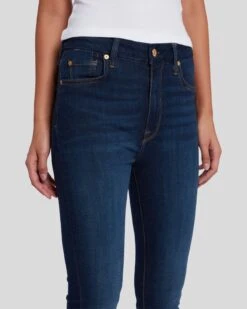 7 For All Mankind Slim Illusion High Waist Ankle Skinny In Tried And True -7 For All Mankind Shop 7U0011719 TRT 3