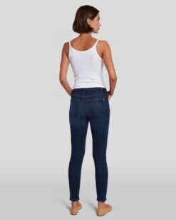 7 For All Mankind Slim Illusion High Waist Ankle Skinny In Tried And True -7 For All Mankind Shop 7U0011719 TRT 4