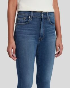 7 For All Mankind Slim Illusion High Waist Ankle Skinny In Love Story -7 For All Mankind Shop 7U001393 LOV 3