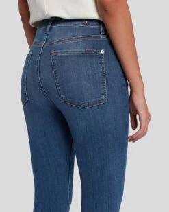 7 For All Mankind Slim Illusion High Waist Ankle Skinny In Love Story -7 For All Mankind Shop 7U001393 LOV 5
