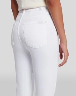 7 For All Mankind Slim Illusion High Waist Ankle Skinny In Luxe White 12 7 For All Mankind Slim Illusion High Waist Ankle Skinny In Luxe White -7 For All Mankind Shop 7U001399 SMW 5