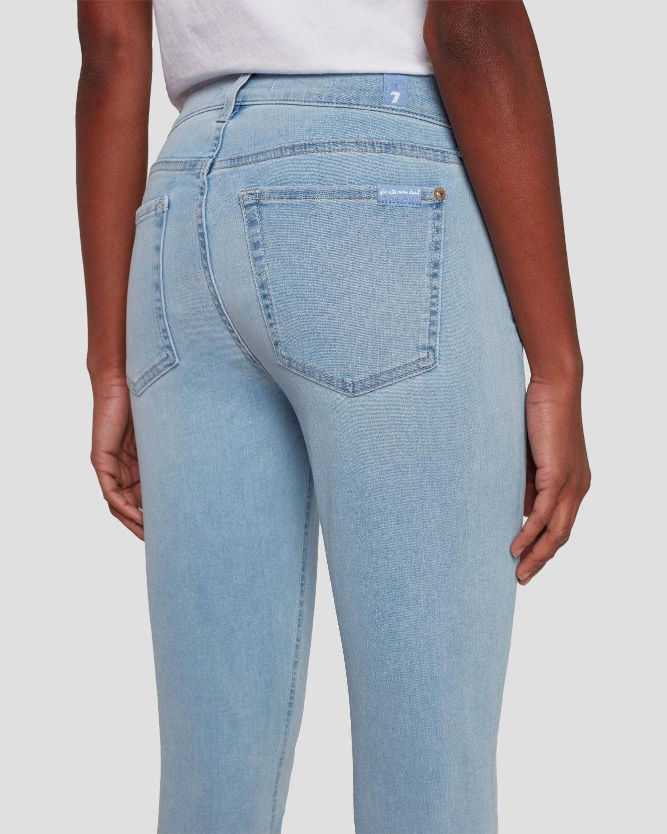 7 For All Mankind B(air) Ankle Skinny In Mirage 7 7 For All Mankind B(air) Ankle Skinny In Mirage - Image 5