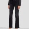 7 For All Mankind Tailorless Crystal Bootcut In Black Iris