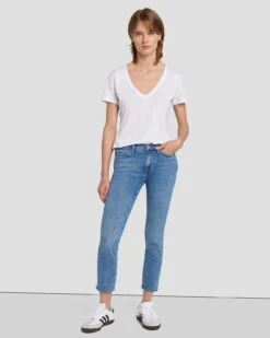 7 For All Mankind Left Hand Roxanne Ankle In Vive -7 For All Mankind Shop 7U080062 VV1 5