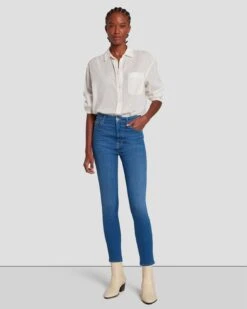 7 For All Mankind No Filter Ultra High Rise Ankle Skinny In Mazete 13 7 For All Mankind No Filter Ultra High Rise Ankle Skinny In Mazete -7 For All Mankind Shop 7U102650 MZ1 6