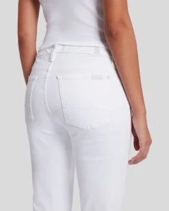 7 For All Mankind Slim Illusion Kimmie Straight In Luxe White 12 7 For All Mankind Slim Illusion Kimmie Straight In Luxe White -7 For All Mankind Shop 7U301399 SMW 5