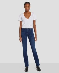 7 For All Mankind B(air) Kimmie Straight In Park Avenue -7 For All Mankind Shop 7U301C45 EPA 1