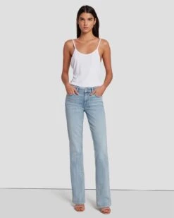 7 For All Mankind Broken Twill Kimmie Bootcut In Coco Prive -7 For All Mankind Shop 7U302067 CP2 6