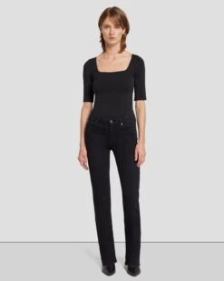 7 For All Mankind Kimmie Bootcut In Black Rose 13 7 For All Mankind Kimmie Bootcut In Black Rose -7 For All Mankind Shop 7U302216 BRS 6