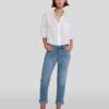 7 For All Mankind Broken Twill Josefina In Bright Light -7 For All Mankind Shop 7U303067 BTL 1
