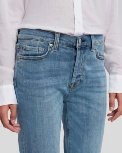 7 For All Mankind Broken Twill Josefina In Bright Light -7 For All Mankind Shop 7U303067 BTL 3