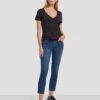 7 For All Mankind B(air) Kimmie Cropped Straight In Duchess