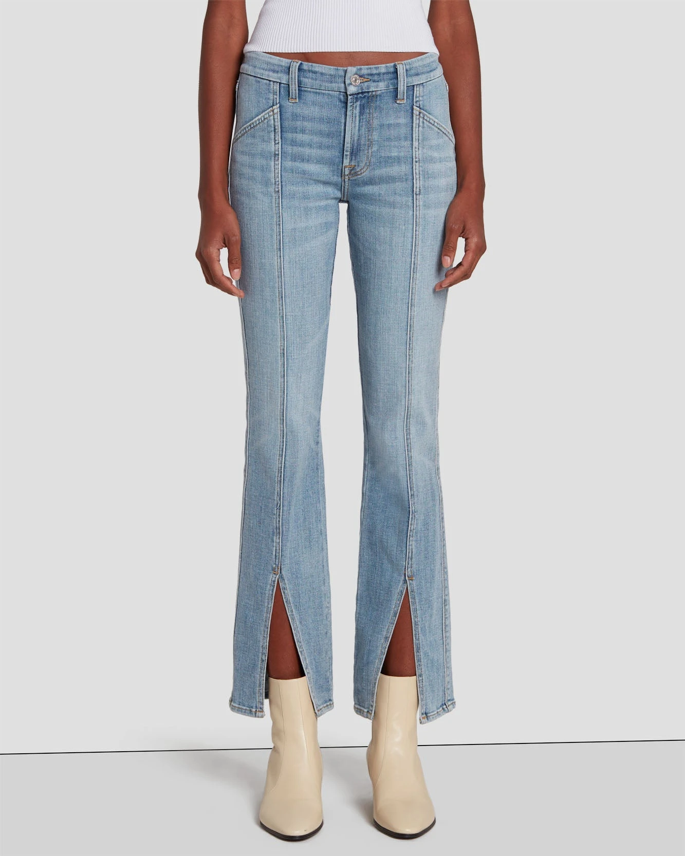 7 For All Mankind Broken Twill Kimmie Straight In De Ville 4 7 For All Mankind Broken Twill Kimmie Straight In De Ville - Image 2