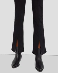 7 For All Mankind Slim Illusion Kimmie Straight In Black -7 For All Mankind Shop 7U343526 SIB 0507 D1