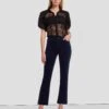 7 For All Mankind Velvet High Waist Slim Kick In Ink -7 For All Mankind Shop 7U352V65 INC 1